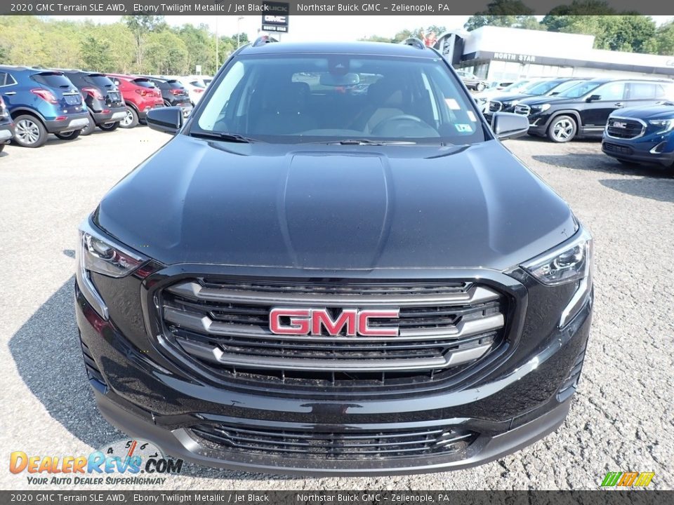 2020 GMC Terrain SLE AWD Ebony Twilight Metallic / Jet Black Photo #2