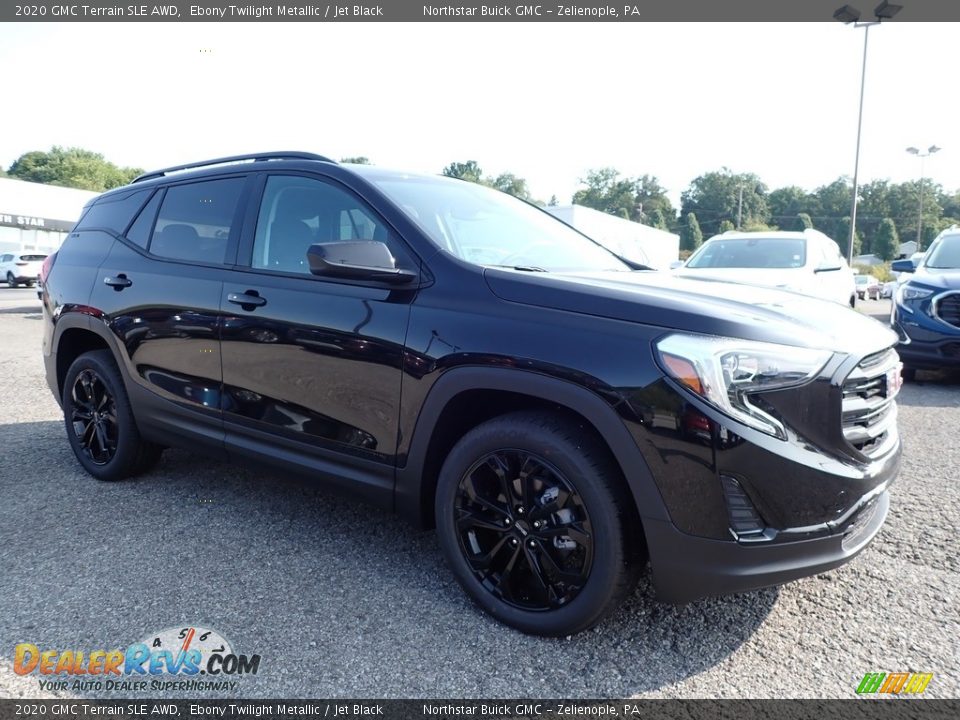 2020 GMC Terrain SLE AWD Ebony Twilight Metallic / Jet Black Photo #3