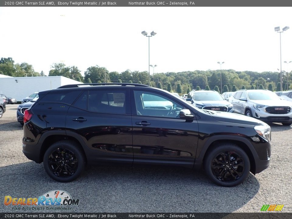2020 GMC Terrain SLE AWD Ebony Twilight Metallic / Jet Black Photo #4
