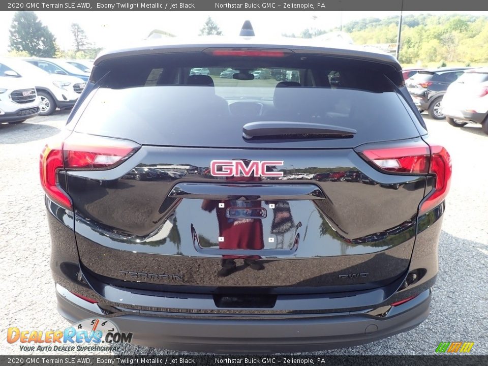 2020 GMC Terrain SLE AWD Ebony Twilight Metallic / Jet Black Photo #6