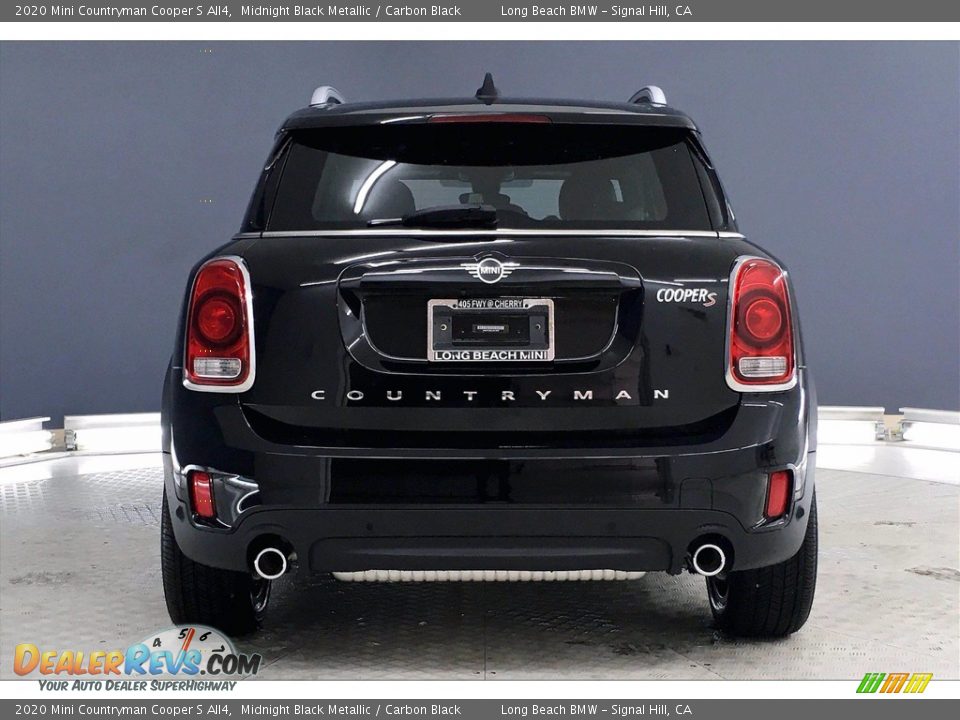 2020 Mini Countryman Cooper S All4 Midnight Black Metallic / Carbon Black Photo #4