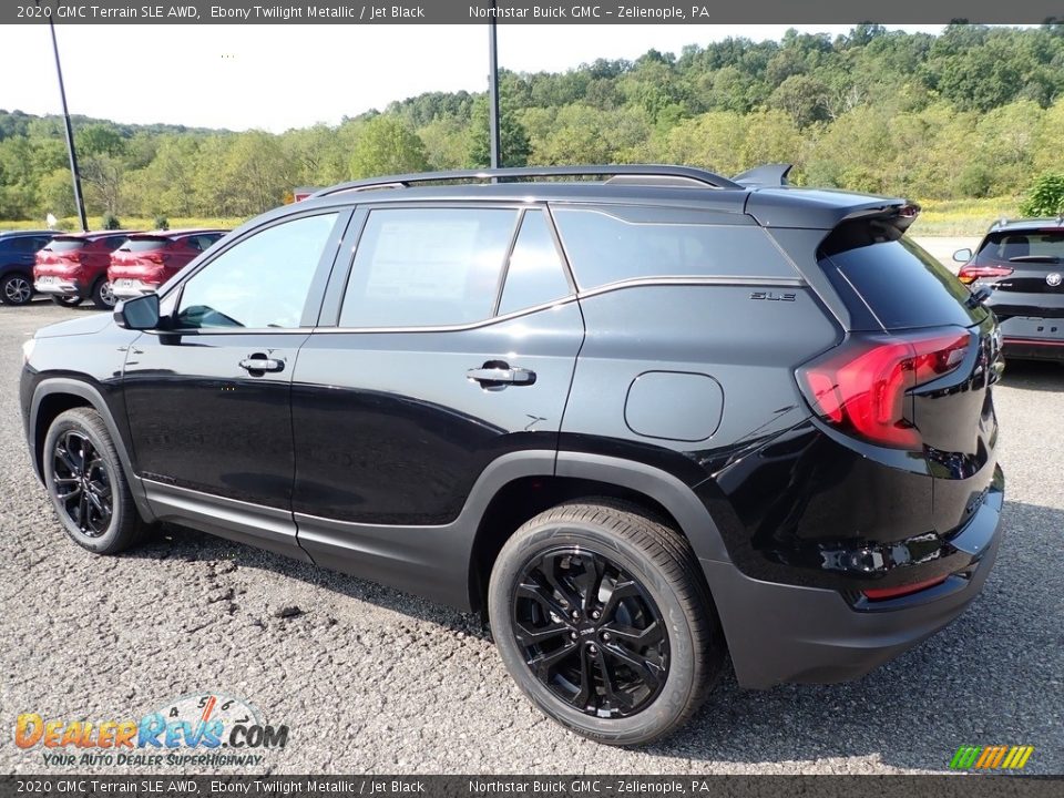 2020 GMC Terrain SLE AWD Ebony Twilight Metallic / Jet Black Photo #8