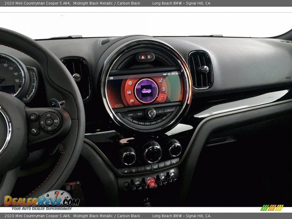 2020 Mini Countryman Cooper S All4 Midnight Black Metallic / Carbon Black Photo #6