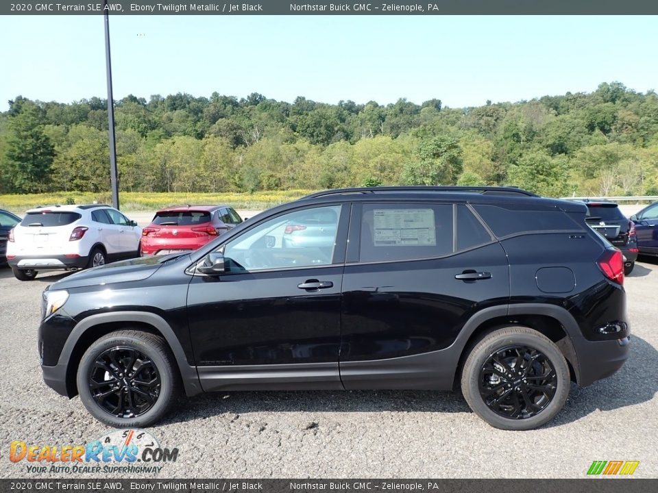 2020 GMC Terrain SLE AWD Ebony Twilight Metallic / Jet Black Photo #9