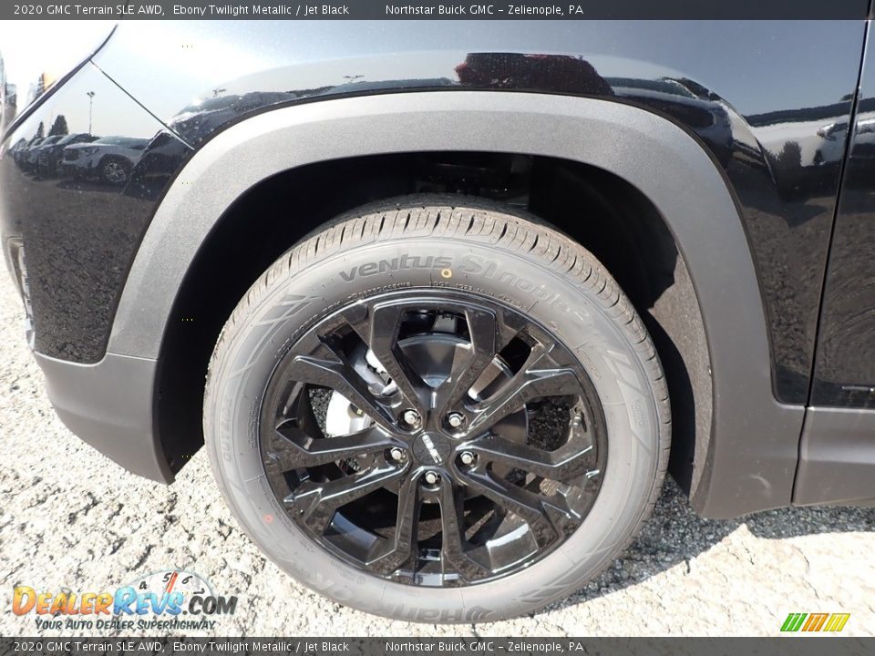 2020 GMC Terrain SLE AWD Ebony Twilight Metallic / Jet Black Photo #10