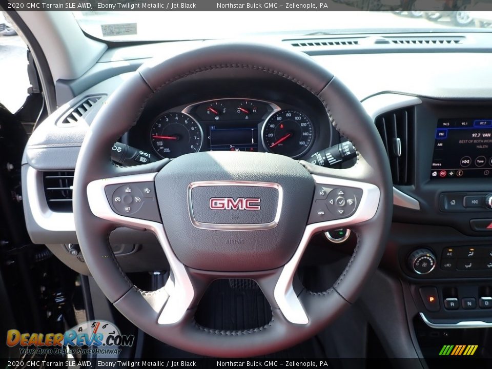 2020 GMC Terrain SLE AWD Ebony Twilight Metallic / Jet Black Photo #17