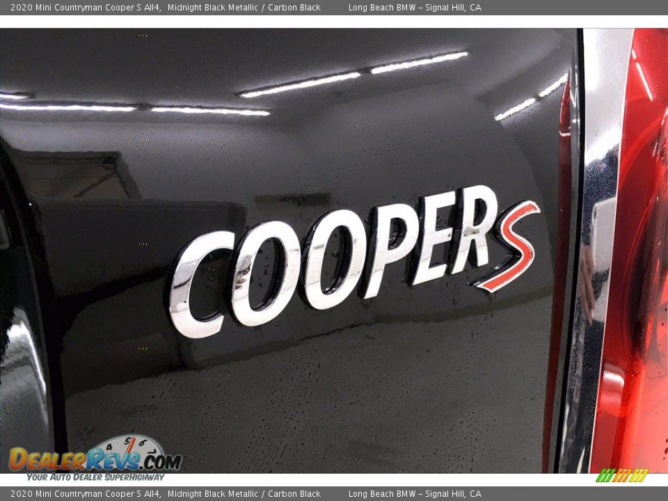 2020 Mini Countryman Cooper S All4 Midnight Black Metallic / Carbon Black Photo #16