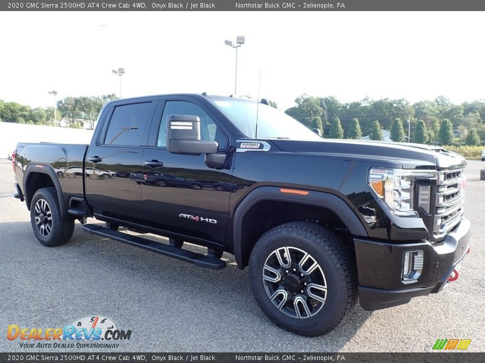 2020 GMC Sierra 2500HD AT4 Crew Cab 4WD Onyx Black / Jet Black Photo #3
