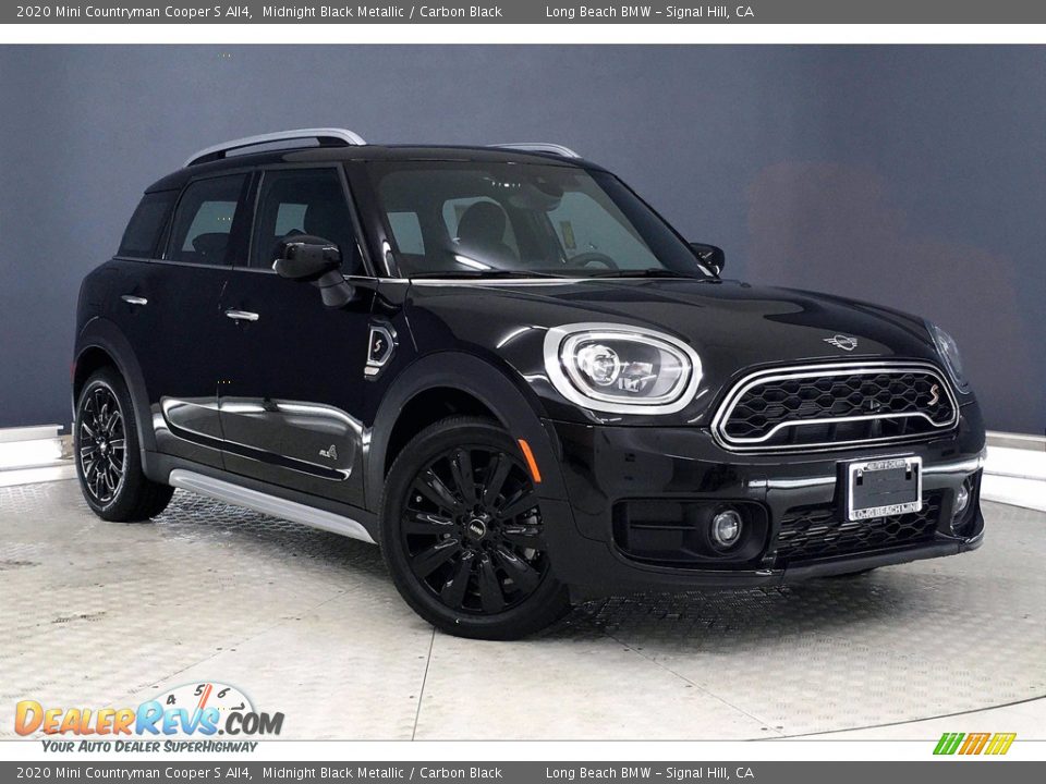 2020 Mini Countryman Cooper S All4 Midnight Black Metallic / Carbon Black Photo #19