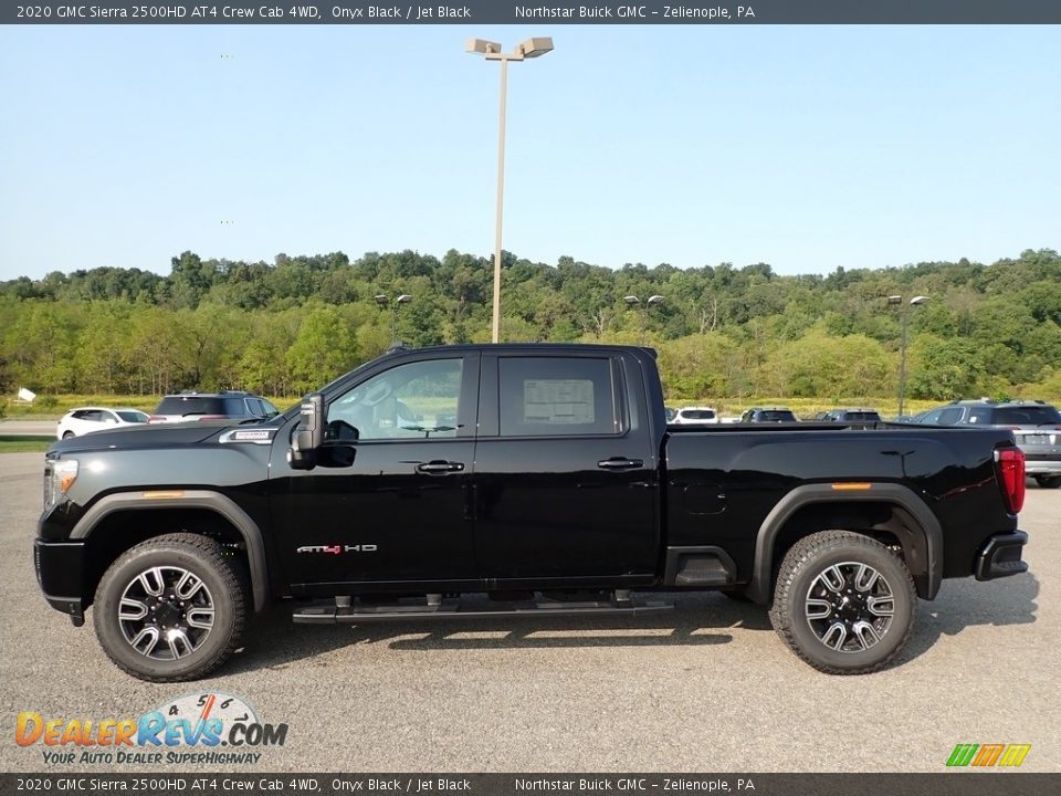 Onyx Black 2020 GMC Sierra 2500HD AT4 Crew Cab 4WD Photo #8
