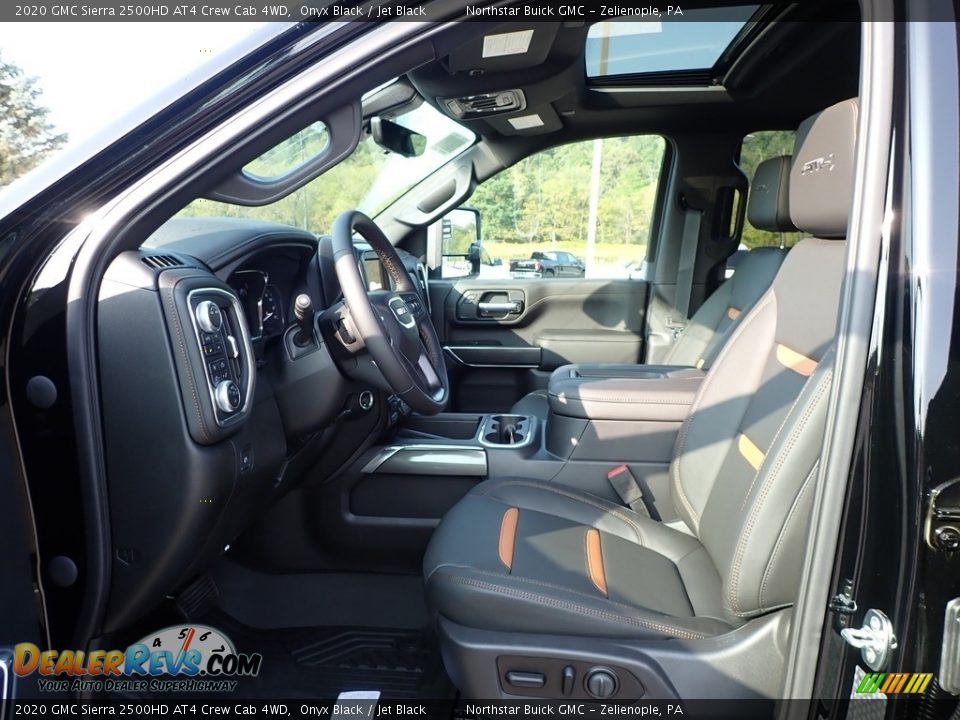 Front Seat of 2020 GMC Sierra 2500HD AT4 Crew Cab 4WD Photo #12
