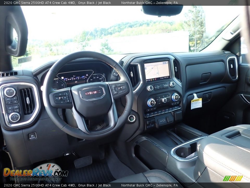 Dashboard of 2020 GMC Sierra 2500HD AT4 Crew Cab 4WD Photo #15