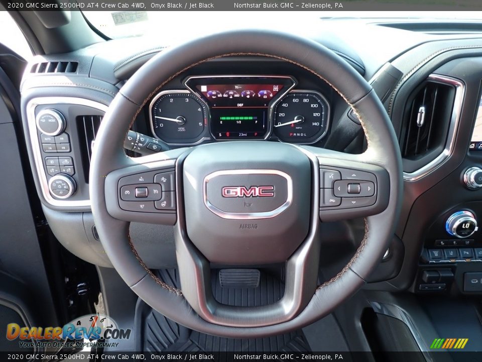 2020 GMC Sierra 2500HD AT4 Crew Cab 4WD Steering Wheel Photo #17