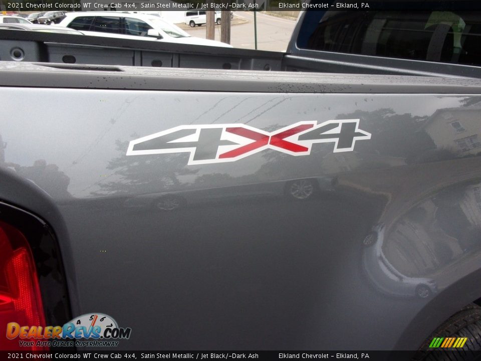 2021 Chevrolet Colorado WT Crew Cab 4x4 Satin Steel Metallic / Jet Black/­Dark Ash Photo #10