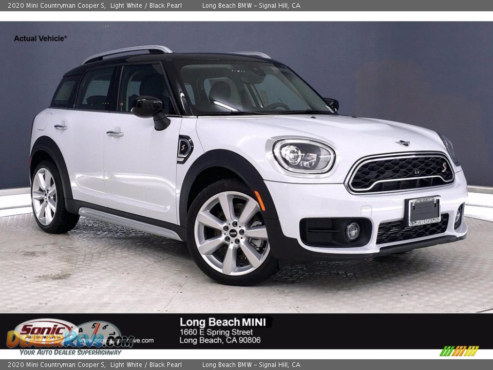 2020 Mini Countryman Cooper S Light White / Black Pearl Photo #1