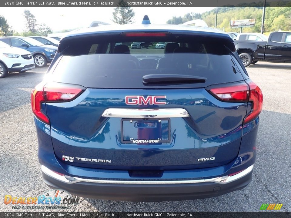 2020 GMC Terrain SLT AWD Blue Emerald Metallic / Jet Black Photo #6