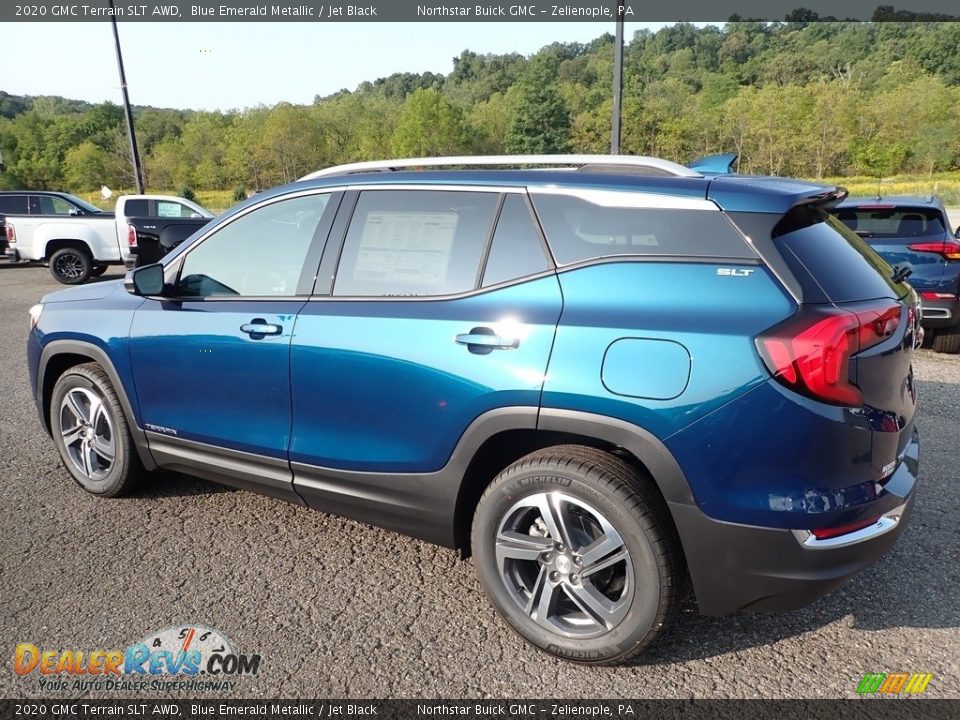 2020 GMC Terrain SLT AWD Blue Emerald Metallic / Jet Black Photo #8