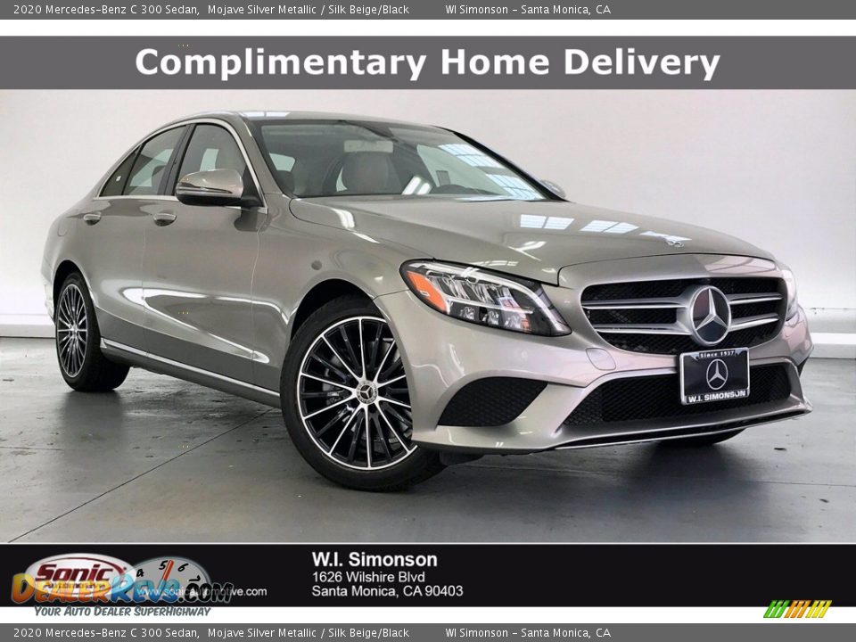 2020 Mercedes-Benz C 300 Sedan Mojave Silver Metallic / Silk Beige/Black Photo #1