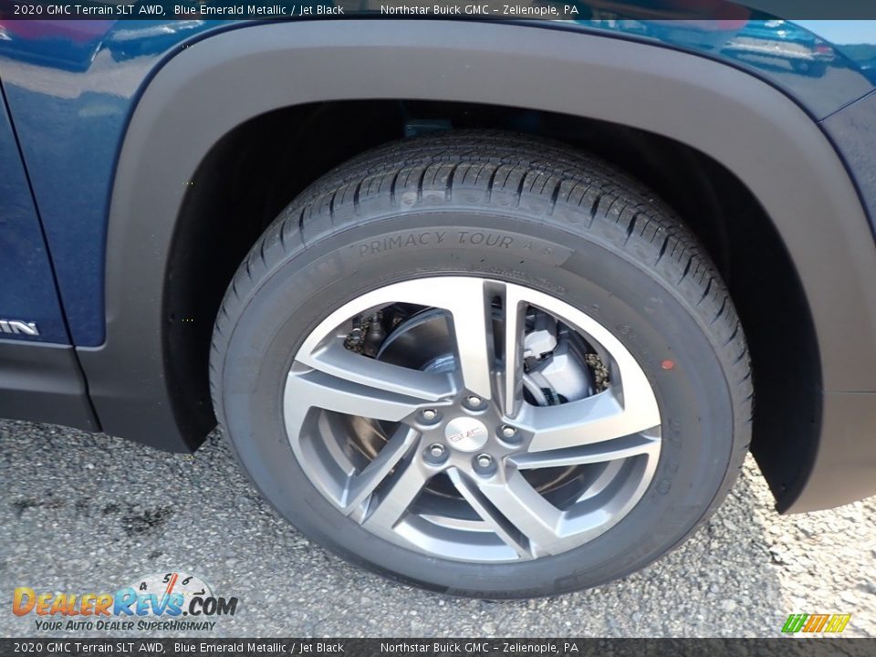 2020 GMC Terrain SLT AWD Blue Emerald Metallic / Jet Black Photo #10
