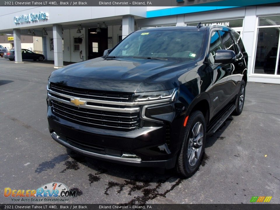 2021 Chevrolet Tahoe LT 4WD Black / Jet Black Photo #2