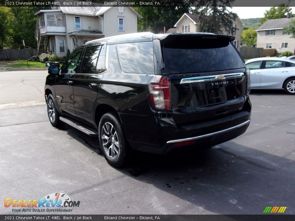 2021 Chevrolet Tahoe LT 4WD Black / Jet Black Photo #6