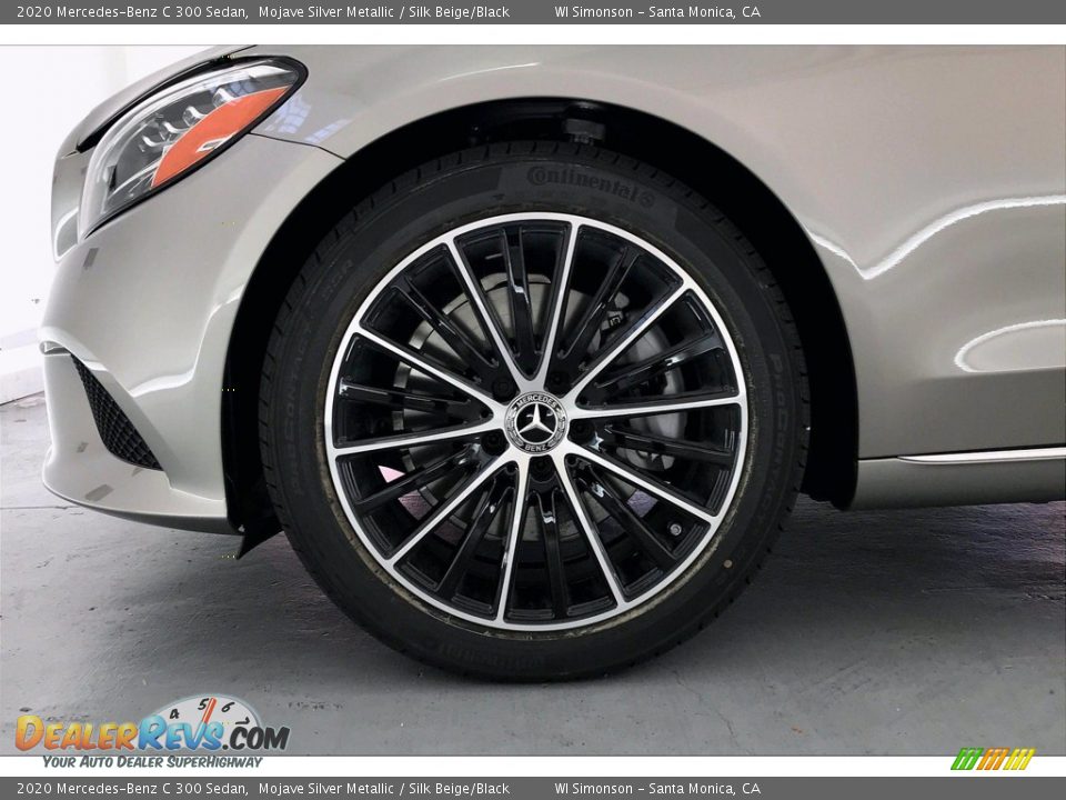 2020 Mercedes-Benz C 300 Sedan Mojave Silver Metallic / Silk Beige/Black Photo #9
