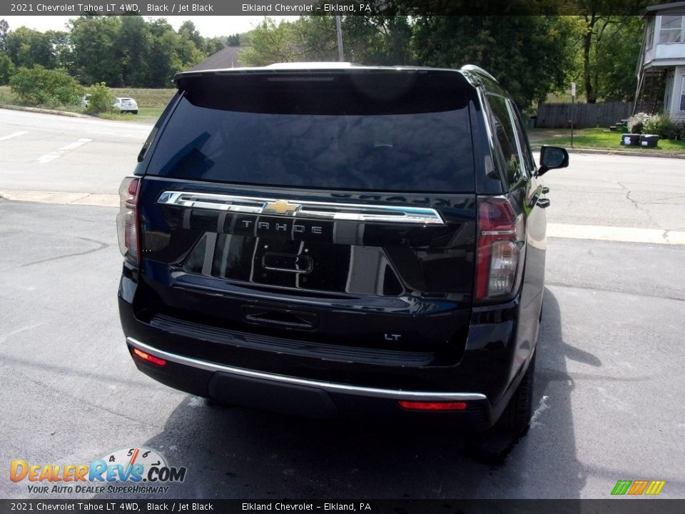 2021 Chevrolet Tahoe LT 4WD Black / Jet Black Photo #7