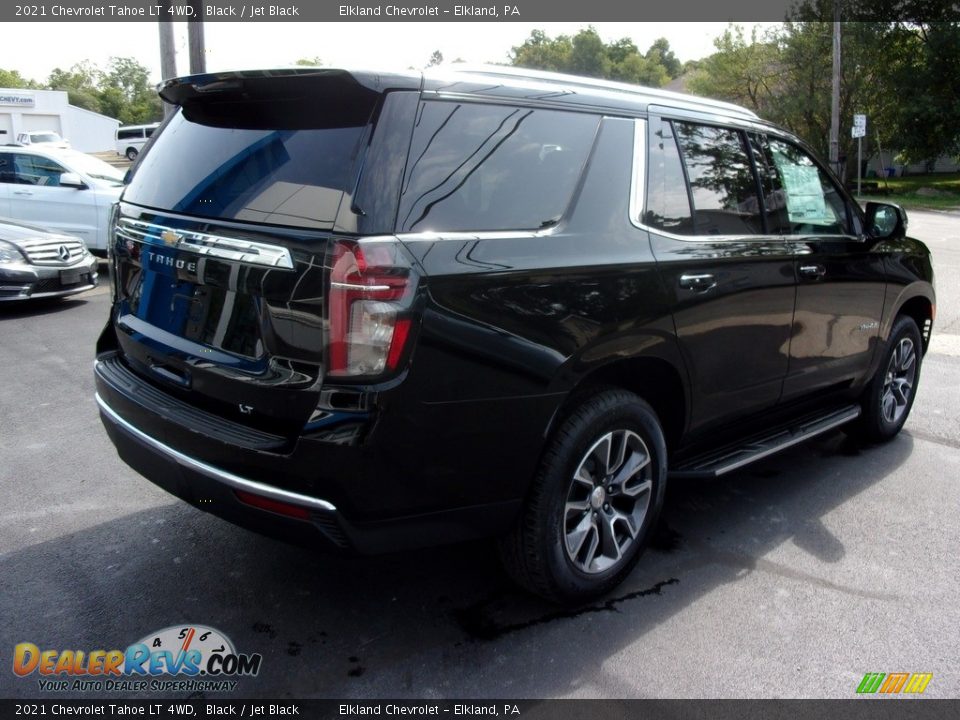 2021 Chevrolet Tahoe LT 4WD Black / Jet Black Photo #9