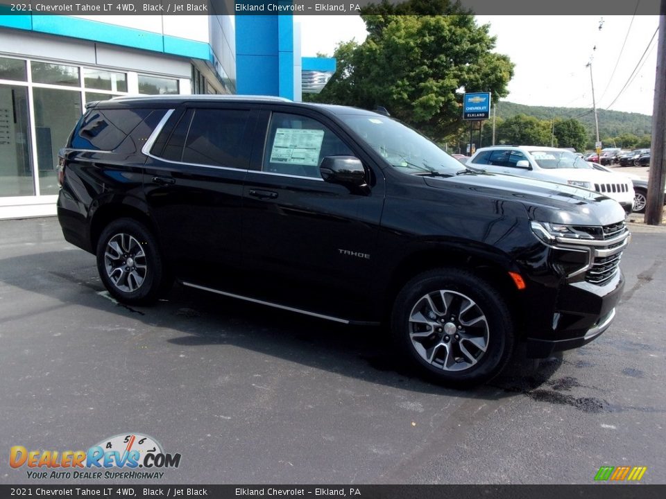 2021 Chevrolet Tahoe LT 4WD Black / Jet Black Photo #12