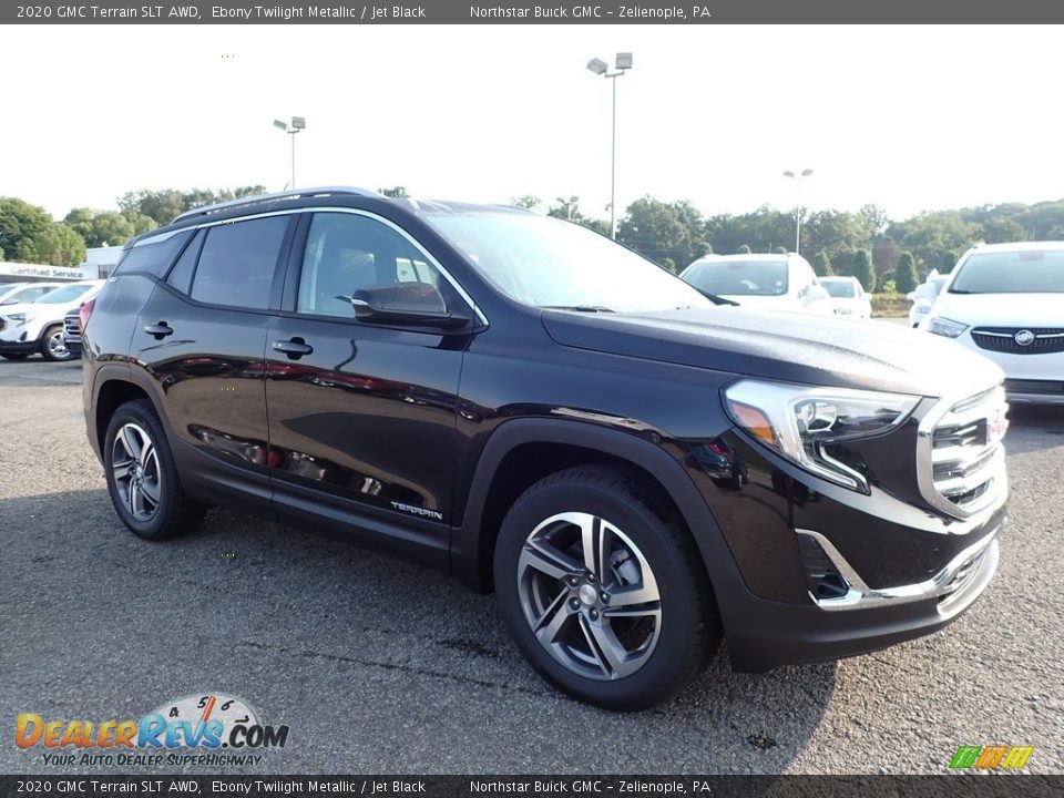 2020 GMC Terrain SLT AWD Ebony Twilight Metallic / Jet Black Photo #3