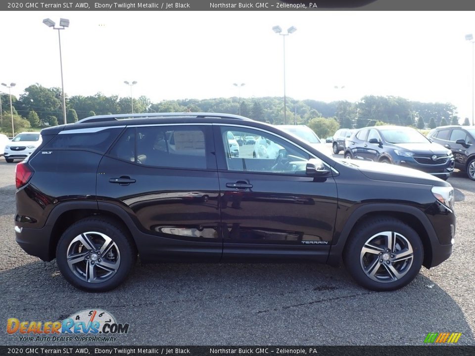 2020 GMC Terrain SLT AWD Ebony Twilight Metallic / Jet Black Photo #4