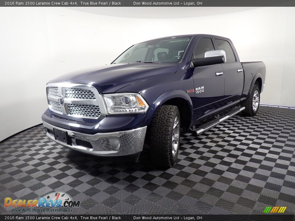 True Blue Pearl 2016 Ram 1500 Laramie Crew Cab 4x4 Photo #11