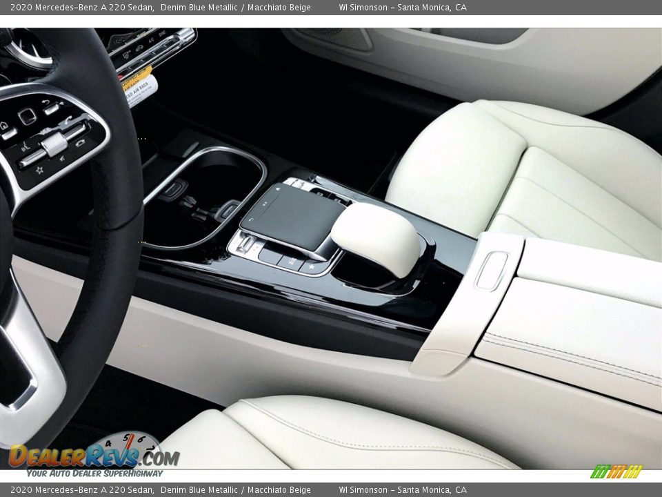 2020 Mercedes-Benz A 220 Sedan Denim Blue Metallic / Macchiato Beige Photo #7