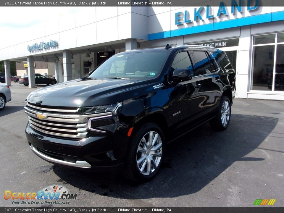 2021 Chevrolet Tahoe High Country 4WD Black / Jet Black Photo #1