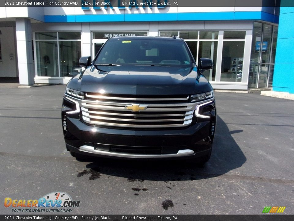 2021 Chevrolet Tahoe High Country 4WD Black / Jet Black Photo #2