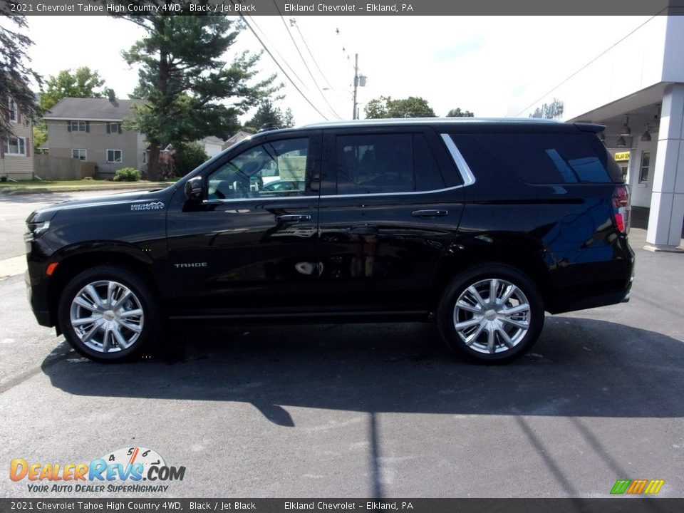 2021 Chevrolet Tahoe High Country 4WD Black / Jet Black Photo #8