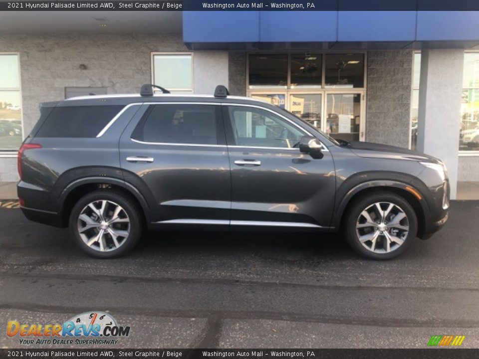 2021 Hyundai Palisade Limited AWD Steel Graphite / Beige Photo #2