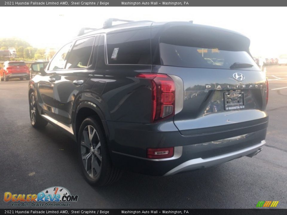 2021 Hyundai Palisade Limited AWD Steel Graphite / Beige Photo #4