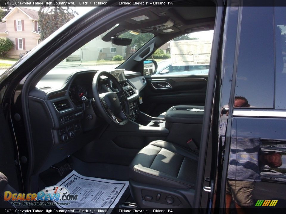 2021 Chevrolet Tahoe High Country 4WD Black / Jet Black Photo #13