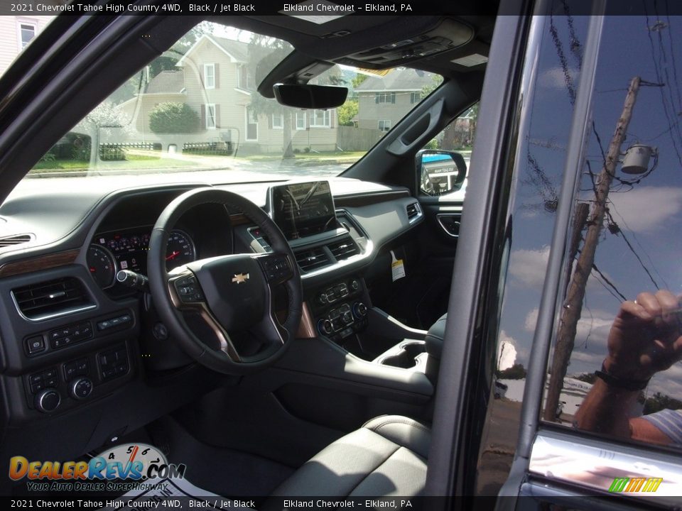 2021 Chevrolet Tahoe High Country 4WD Black / Jet Black Photo #14