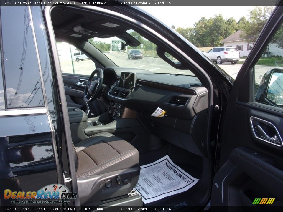 2021 Chevrolet Tahoe High Country 4WD Black / Jet Black Photo #15