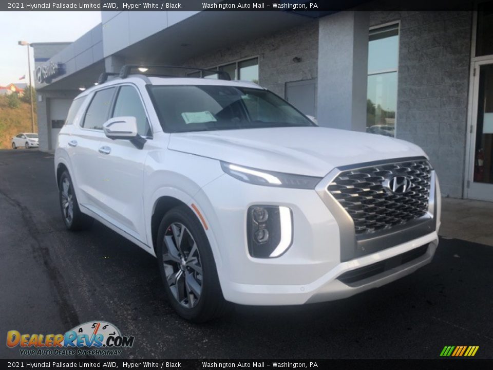 2021 Hyundai Palisade Limited AWD Hyper White / Black Photo #1