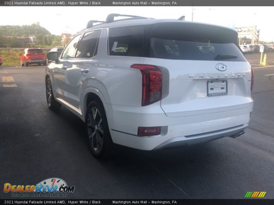 2021 Hyundai Palisade Limited AWD Hyper White / Black Photo #4