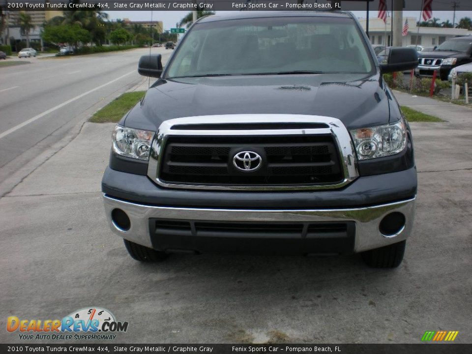 2010 Toyota Tundra CrewMax 4x4 Slate Gray Metallic / Graphite Gray Photo #1