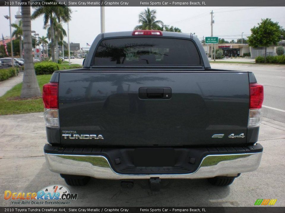 2010 Toyota Tundra CrewMax 4x4 Slate Gray Metallic / Graphite Gray Photo #2