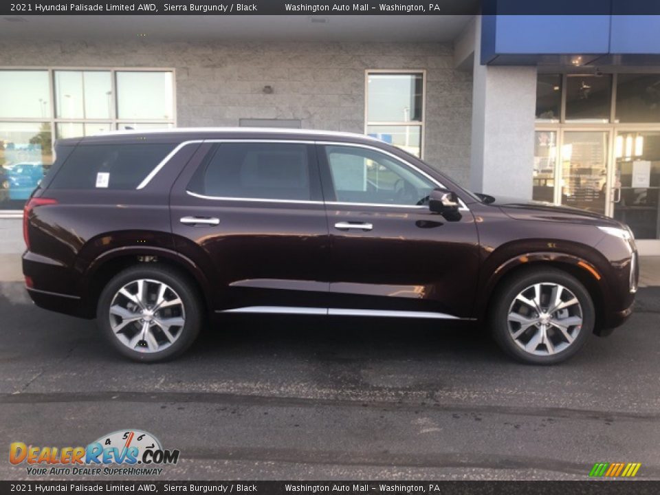 2021 Hyundai Palisade Limited AWD Sierra Burgundy / Black Photo #2