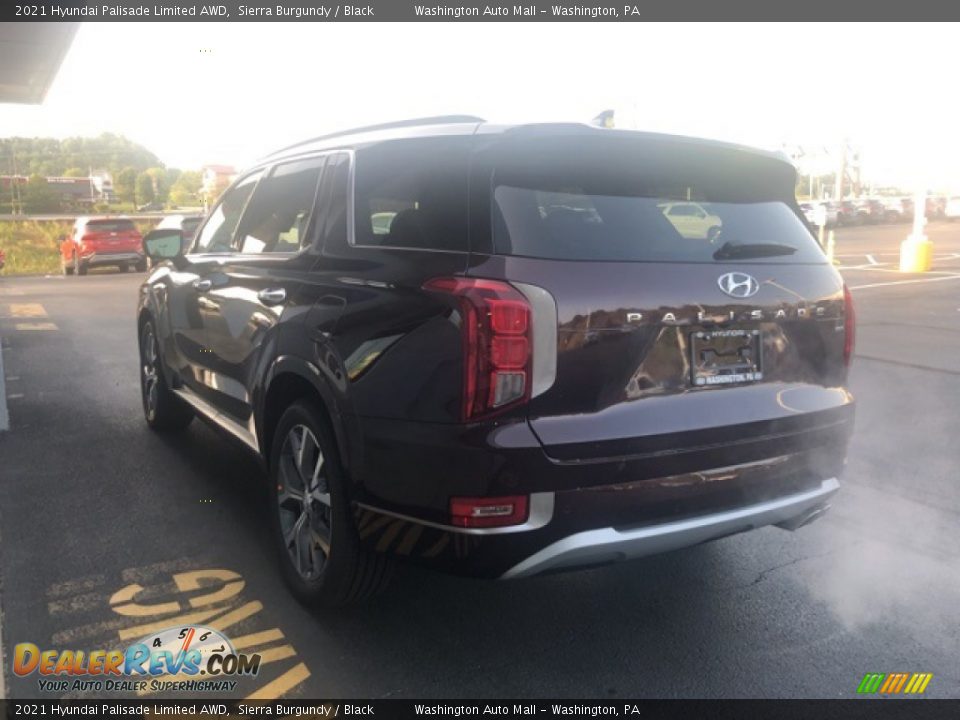 2021 Hyundai Palisade Limited AWD Sierra Burgundy / Black Photo #4