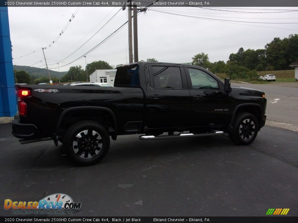2020 Chevrolet Silverado 2500HD Custom Crew Cab 4x4 Black / Jet Black Photo #4