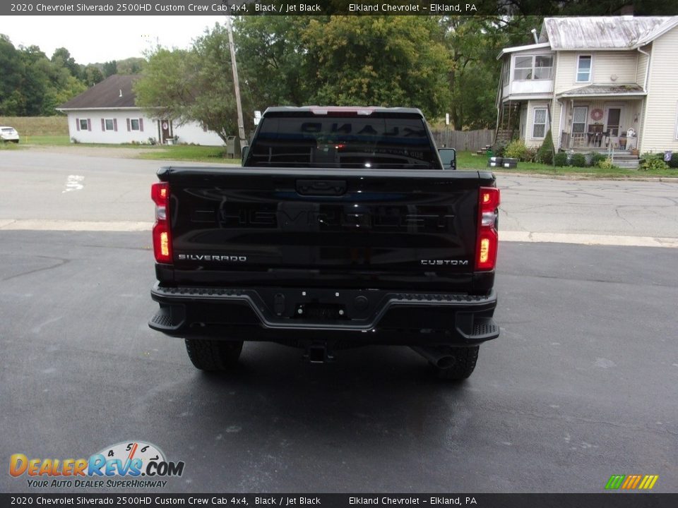 2020 Chevrolet Silverado 2500HD Custom Crew Cab 4x4 Black / Jet Black Photo #5