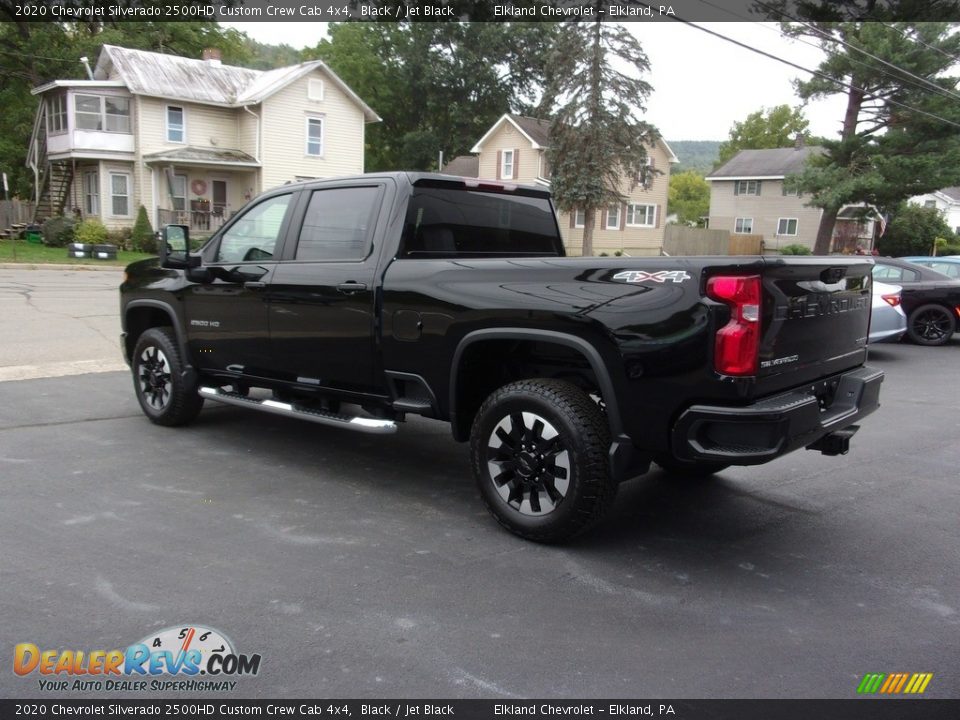 2020 Chevrolet Silverado 2500HD Custom Crew Cab 4x4 Black / Jet Black Photo #6